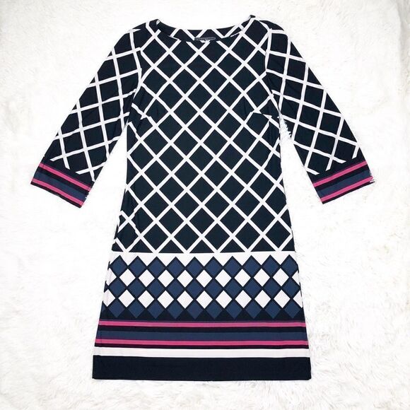 Jessica Howard Stretchy Work Shift Dress Small - Picture 1 of 7